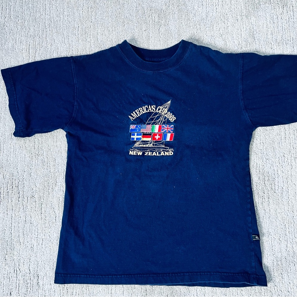 T-shirt Graphique Star Sailing - Blanc, 100% Coton, Toutes Tailles, Neuf Sans étiquettes